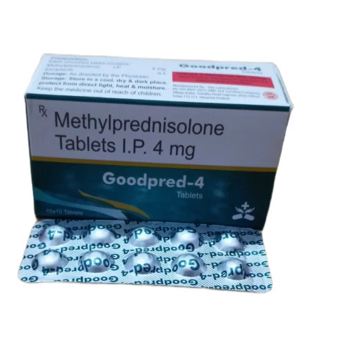 Methylprednisolone Tablets Ip 4 Mg