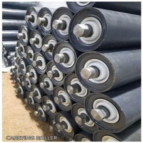 Mild Steel Conveyor Roller - Customized Size Black Color | Durable Mild Steel Construction