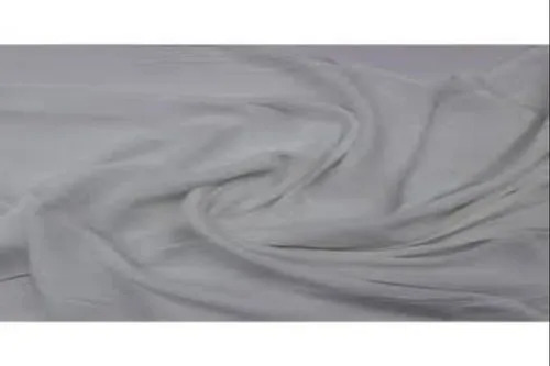 Organza Sartin Viscose Fabric - 100% Viscose, Shrink-Resistant, Plain White Texture, Ideal for Textile Industry