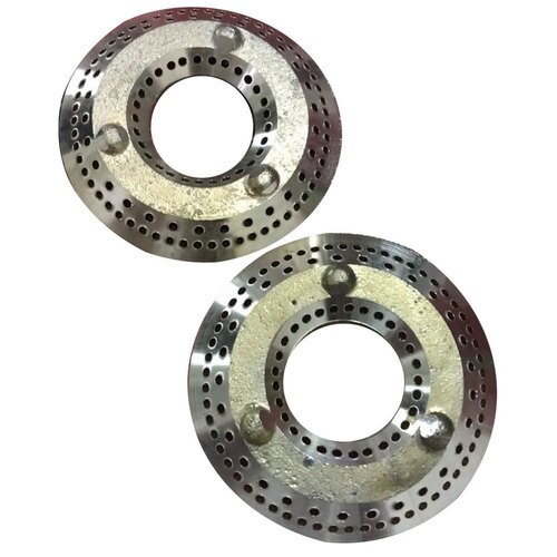 Brass Gas Burner - 2 Burner Manual Ignition | Durable Fine Finished Round Design LPG Compatible Aluminum Surface Materials