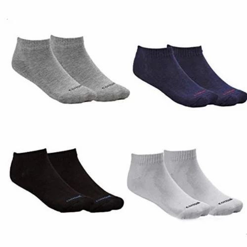 Cotton Socks - Ankle Length, Multicolor Striped | Washable, Daily Wear for Men