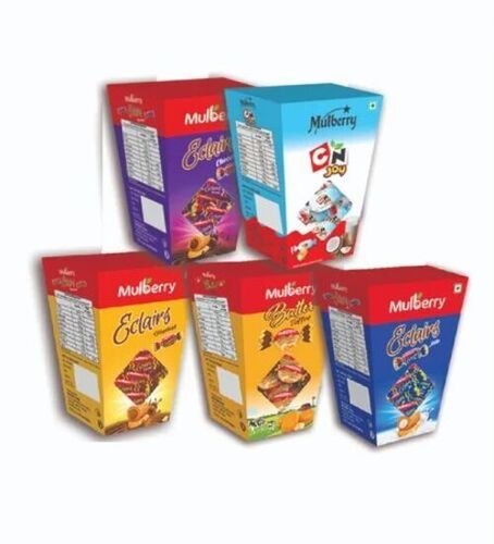 Dairy Product Packaging Box - 115 GSM 3 Ply Virgin Kraft Paper, Gloss Varnish Finish | Moisture Proof, Rectangular Shape, Suitable for Dairy Products