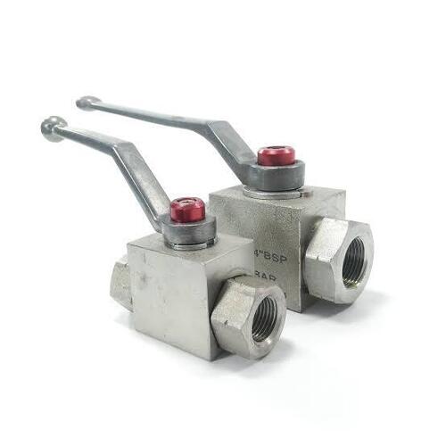 High Pressure Ball Valve  - Color: Silver