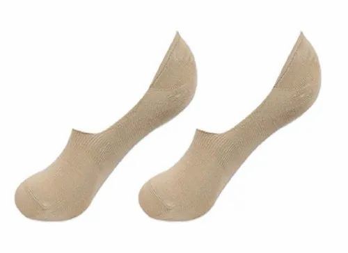 Ladies Plain Cotton Loafer Socks - Cotton, Washable, Beige | Daily Wear, All Season, Women's Fashion, Comfortable Design