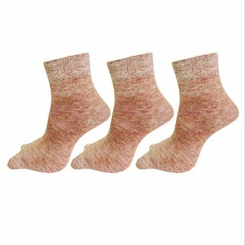 Ladies Winter Cotton Thumb Socks - Cotton Material, Good Quality | Washable, All Season, Daily Wear, Plain Pattern, Designed for Women