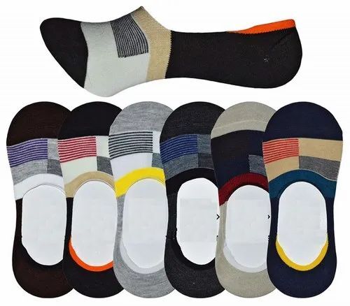 Men Printed Cotton Loafer Socks - Cotton Material, Multicolor Design | Washable, Daily Wear, Suitable for All Seasons