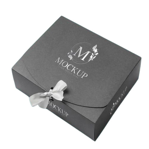 Mockup Printed Packaging Box - 7x5 Inch Rectangular Paper Box | Waterproof, Spot UV Printed Design