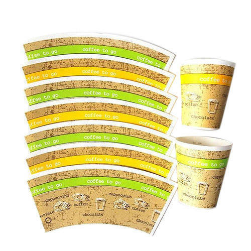 Paper Cup Raw Material - Paper Customized Size Multicolor Printed Design Fine Finished Durable Heat and Cold Resistant Disposable