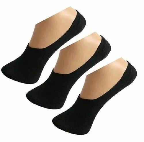 Plain Loafer Socks - Cotton Fabric, Washable Quality | Black Color, All Season Wear for Women