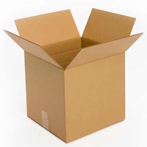 3 Ply Corrugated Packaging Boxes - Virgin Kraft Paper, Rectangular Shape, Brown Color | Moisture Proof, Biodegradable, Ideal for Apparel, Electronics, Food, Gifts & Crafts