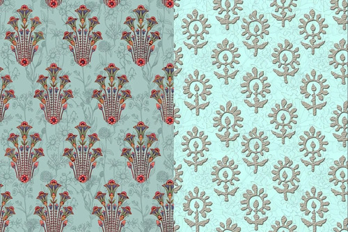 AB Cotton Digital Printed Fabric - Multi-Color, Washable, Shrink Resistant, Digital Printed Design for Textile Industry