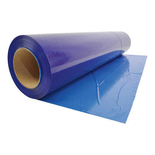 Blue Surface Protection Film - 100 ft Length, 2 ft Thickness | Flexible Material, Transparent Blue Tint, Temperature Resistant, Waterproof, Chemical Resistant, Tear-Proof Design, Customizable Sizes, Eco-Friendly Option, Non-Toxic Adhesive