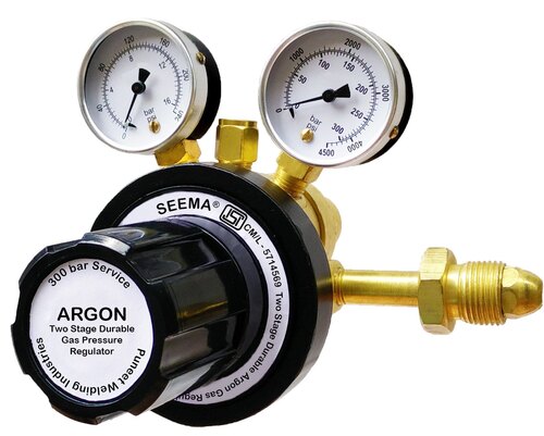 Double Stage Gas Pressure Regulator - Application: Heavy Cutting & Heating Process Machines