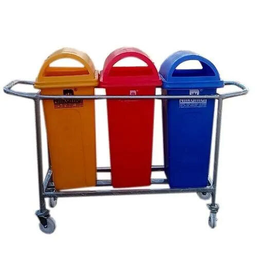 Dust Bin Trolley - Color: All Color