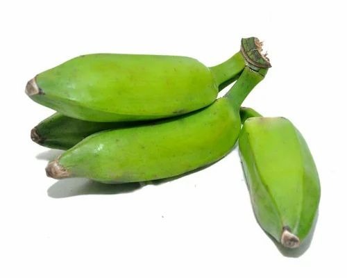 Green Banana - A Grade Organic, Loose Pack, Green Color | Cooked Style, Chopped Form, Common Shape