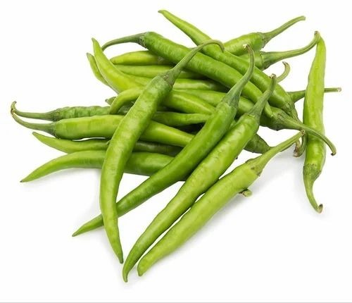 Green Chilli - Organic Long Green Chilli 10 kg Loose Packaging | G4 Grade Chopped Processing Form Common Shape Cooked Style