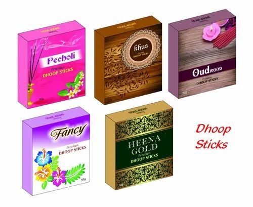 Incense Stick Packaging Box - Multi Color Printed Paper | Eco-Friendly Materials Aesthetic Design for Elegant Presentation