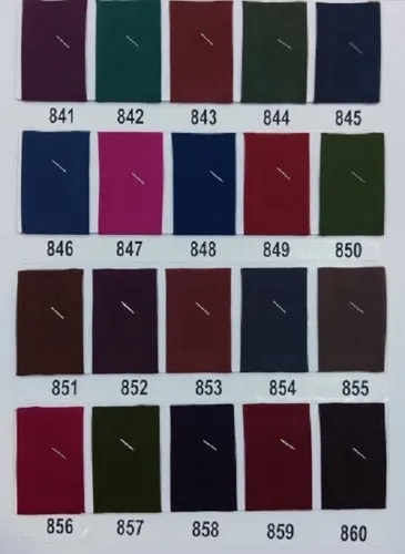 Laser Georgette Fabric - Washable, Shrink Resistant | Plain Texture, Various Colors, Ideal for Textile Industry Applications