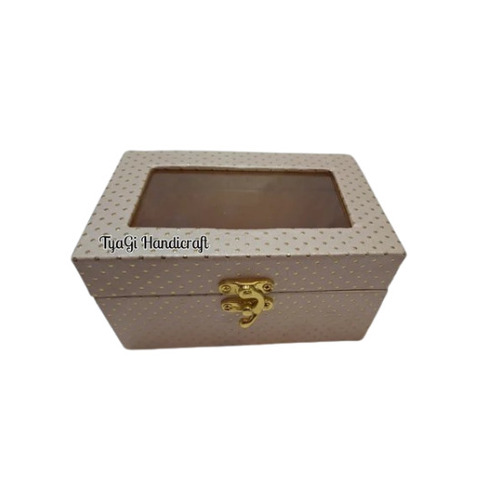 MDF Gift Packaging Box - 6x4x3 inches, Multicolor , Hinged Closure with Attractive Pattern and Impeccable Finish for Gift Use