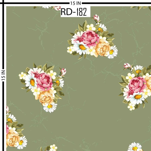 AB Cotton Digital Printed Fabrics - Multi-Color Washable Shrink Resistant | Ideal for Textile Industry