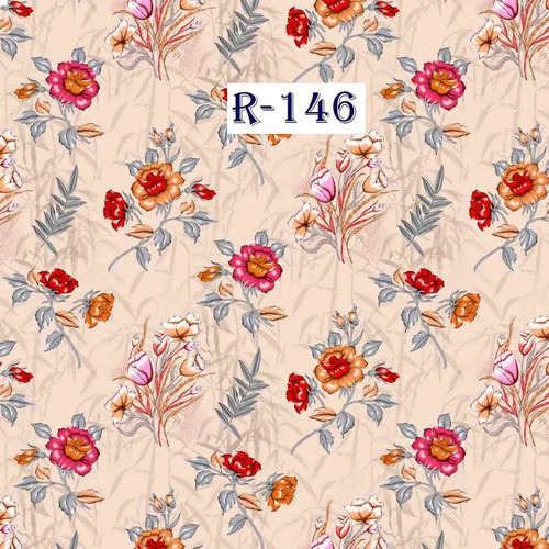 Washable AB Cotton Digital Printed Fabric - Multi-Color, Shrink Resistant, Ideal for Textile Industry Applications, Digital Printed Design