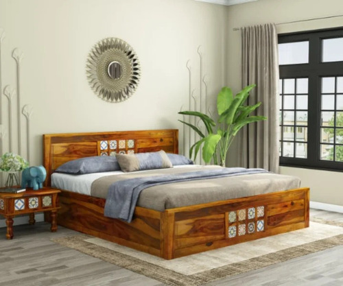 Wooden Bed - Artwork: Crafted