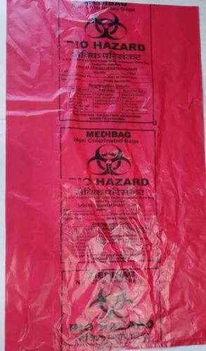 Biohazard Waste Bags - Color: Red