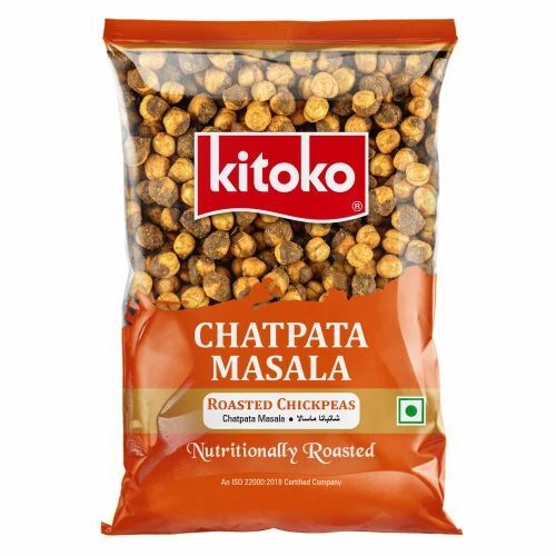 Kitoko Chatapta Masala Roasted Chana - 200 Gram Packet | FSSAI Certified Fine Roasted Chana with Salty Taste Fried for Enhanced Flavor