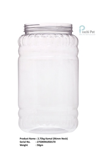 Plastic Packaging Jar - Color: Transparent