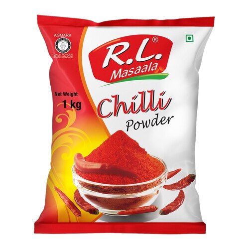 Red Rl 1 Kg Chilli Powder - Color: Red Form: Powder Usage: Cooking | Baked Processing Shelf Life: 12 Months Pouch Packaging