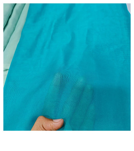 Crizal Organza Fabric - 44 Inch Width, Washable, Shrink-Resistant, Plain Texture, Various Colors