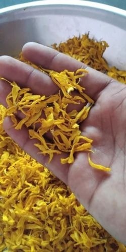 Dry Marigold Petals - A Grade, Fresh Yellow Flowers | Optimum Quality, Ideal for Crafts and Decoration