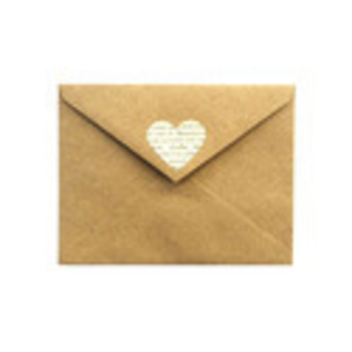 Kraft Envelope - Paper, Square Shape, Natural Color | Smooth Finish, Secure Closure, Customizable Sizes, Protective Packaging, Lightweight