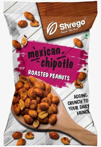 Mexican Chipotle Roasted Peanuts - 6 Months Shelf Life, Organic Salted Spicy Roasted Snack | No Added Preservatives, Cool & Dry Storage