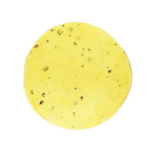 Moong Dal Papad - Spicy Dried Snack | Round Shape, Yellow Color, Solid Form, 3 Months Shelf Life, Suitable for Adults, Children, and Old-Aged