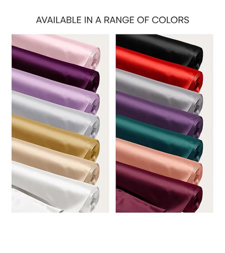 Multishade Plain Satin Fabric - 100% Satin, Multi-Color, Washable, Shrink Resistant | Texture: Plain, Pattern: Plain, Style: Multishade