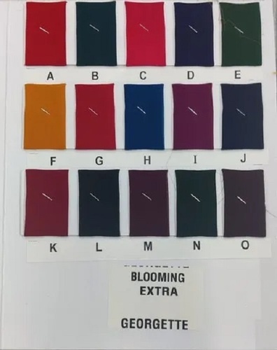Plain Georgette Fabric - Washable, Shrink Resistant | Various Colors, Lightweight Textile Solution