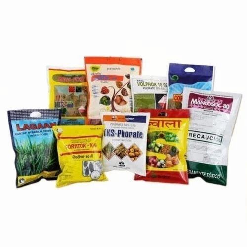 Printed Packaging Pouch - Plastic, 1 kg Capacity , Multicolour Design for Versatile Packaging Solutions