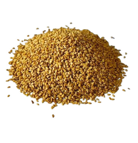 Roasted Sesame Seeds - Organic, White Color, 99% Purity | Good Quality Packaging in Bags, Moisture 2%, 6 Months Shelf Life