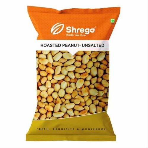 Roasted Unsalted Peanuts Vacuum Packed - 1 Kilogram, Organic, No Added Preservatives, Cool & Dry Storage, 6 Months Shelf Life