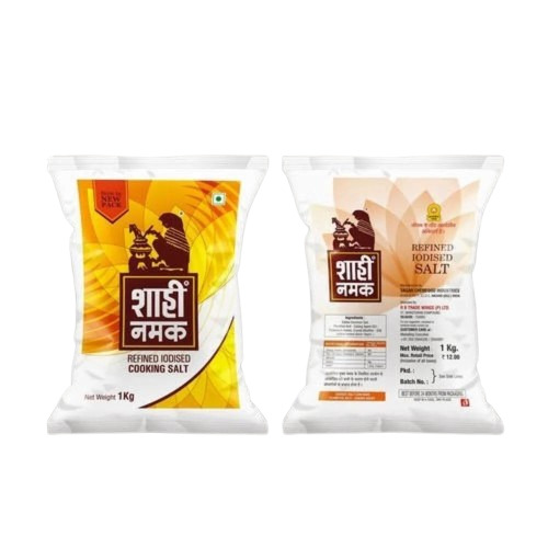 Salt Packaging Pouch - Plastic Material, Multicolour | Versatile Packaging Solution for Salt Preservation & Distribution