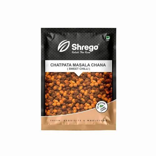 Shrego Chatpata Masala Roasted Chana - Organic, Good Quality, Cool & Dry Storage | Spicy Roasted Flavor, 6 Months Shelf Life, No Added Preservatives