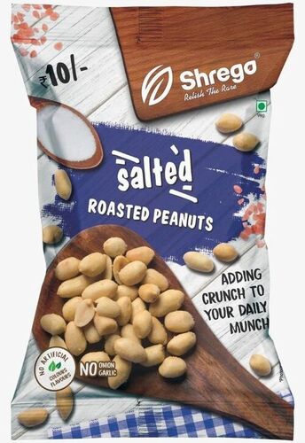 Shrego Salted Roasted Peanuts - Organic, Good Quality, Spicy Flavor | Salted, No Added Preservatives, 6 Months Shelf Life