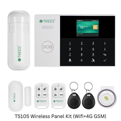 Wireless Home Protection System - Color: Black