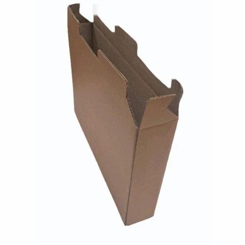 3 Ply Die Cut Corrugated Box - 20x5x15 Inches | Rectangular, Brown, Holds 5 Kg, Partly Recycled Paper, Ideal for Industrial Supply & Logistics