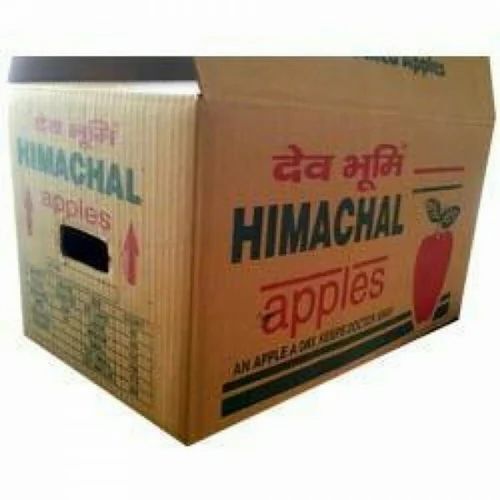 Apple Packaging Box - 3 Ply Virgin Kraft Paper, Weight Holding Capacity 11-25 Kg, Rectangular Shape, Lithography/Offset Printing 