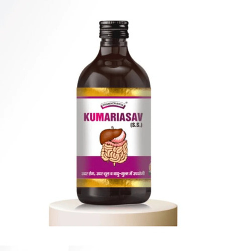 Ayurvedic Kumari Aasav Syrup - 450 ml Medicine Grade | Tonic Function, Prescription Required, As Per Dosage Guidelines