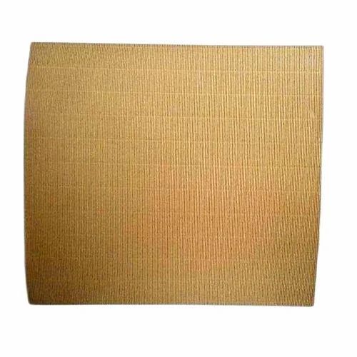 Brown Corrugated Paper Sheet - 120 GSM Straw Pulp Material Plain Pattern | Durable Packaging Solution for Versatile Uses