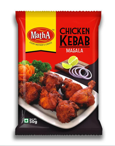 Chicken Kabab Masala - Organic A-Grade Powder | Highly Organic Formula Ideal for Cooking Perfect Blend of Authentic Spices