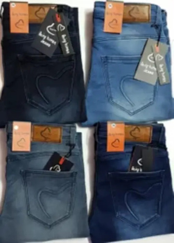 Denim Jeans - Regular Fit Waist Sizes 28-42 | Blue & Black Color Button Fly Zipper Fly Anti-Wrinkle Quick Dry Breathable Machine Washable